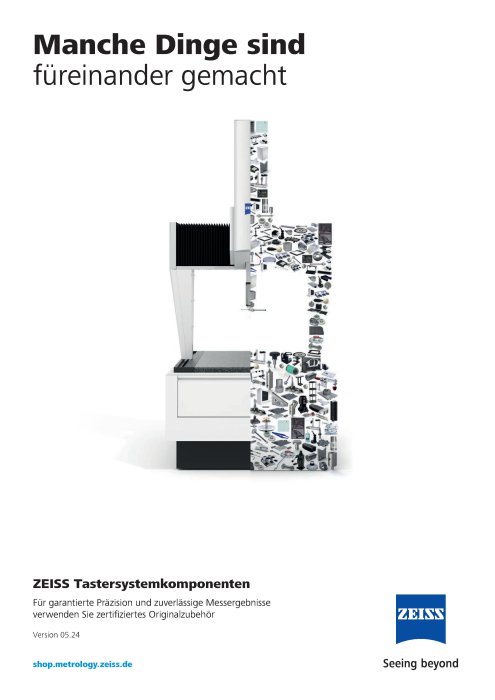 ZEISS Tasterkomponenten Katalog DE