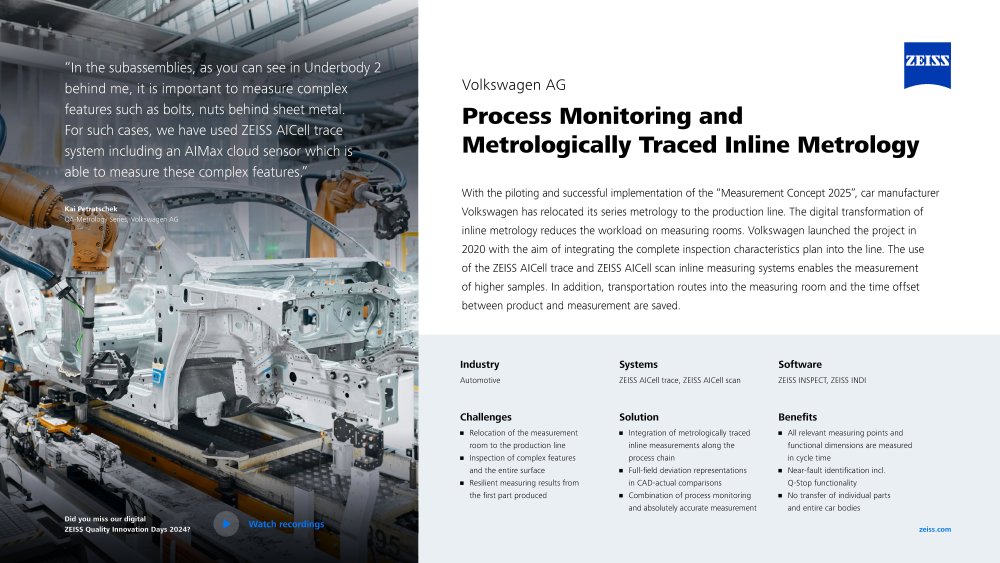 Quick Success_Automotive_VW_AICell trace_ZEISS INSPECT_EN