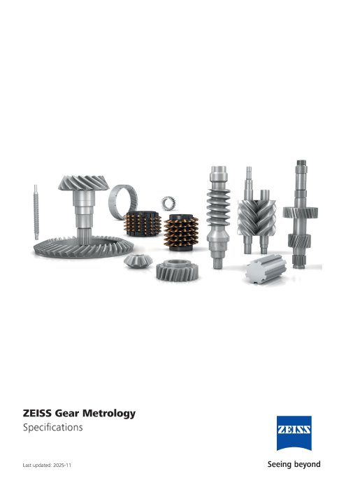 Voorbeeldafbeelding van Gear Metrology Specifications, EN