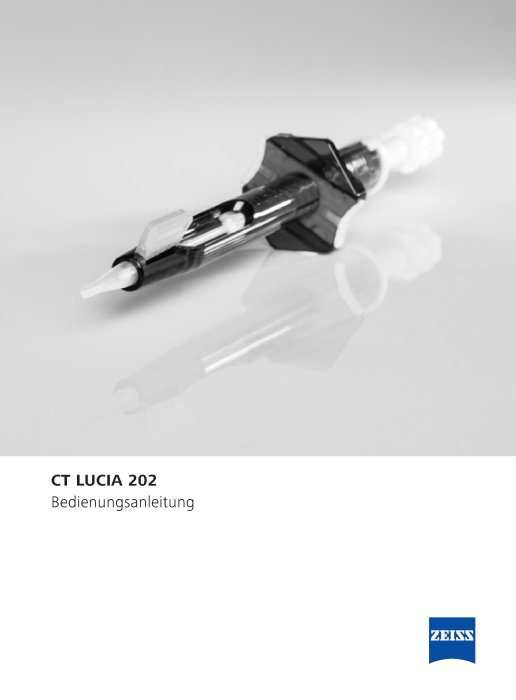 Vorschaubild von CT LUCIA 202 Handling Instruction DE