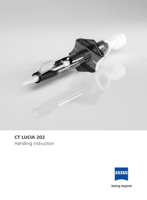 Anteprima immagine di CT LUCIA 202 Handling Instruction EN