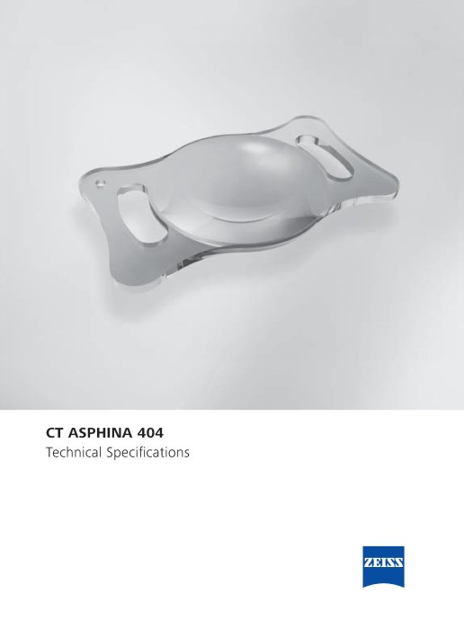 Preview image of CT ASPHINA 404 Datasheet EN 