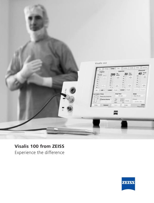 Pré-visualizar imagem de Visalis 100 Brochure EN