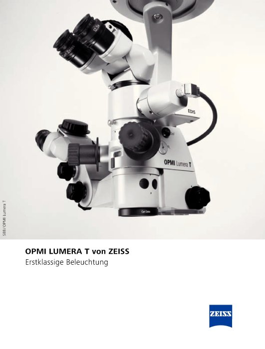 Vorschaubild von OPMI Lumera T Brochure DE