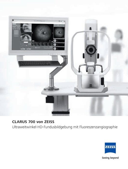 Vorschaubild von CLARUS 700 Brochure DE