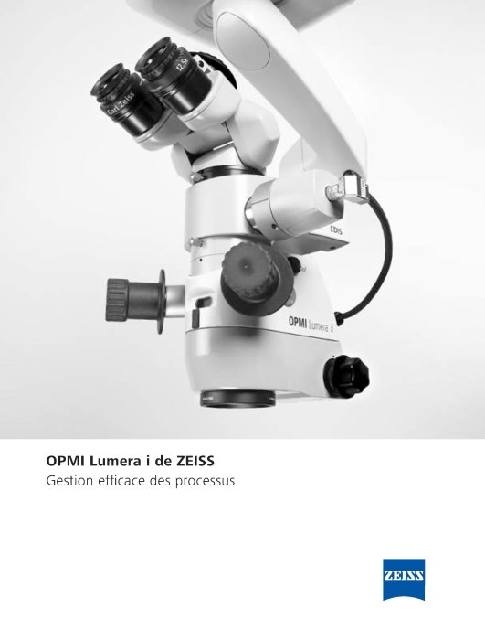 Image d’aperçu de OPMI Lumera i brochure FR