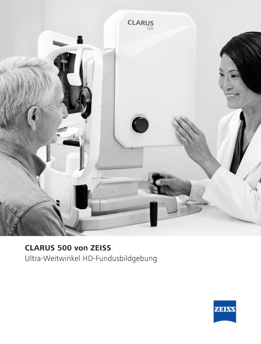 Vorschaubild von CLARUS 500 Product Brochure DE