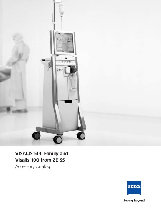 Pré-visualizar imagem de VISALIS 500 Family and VISALIS 100 Accessory Catalog EN
