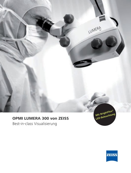 Vorschaubild von OPMI Lumera 300 Brochure DE