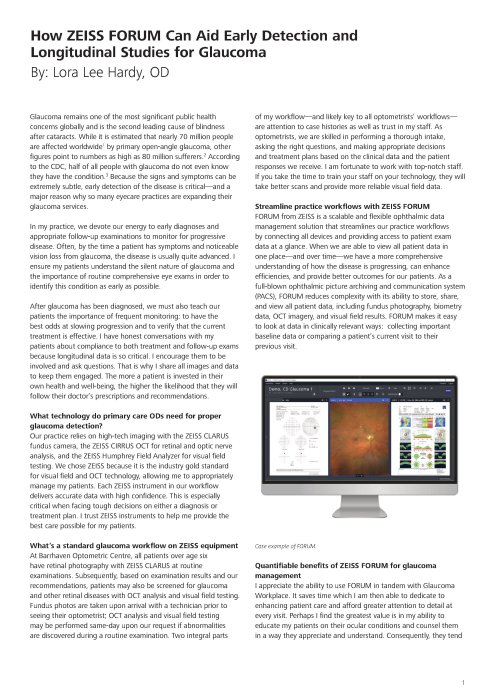 Preview image of FORUM Glaucoma Workplace White Paper EN