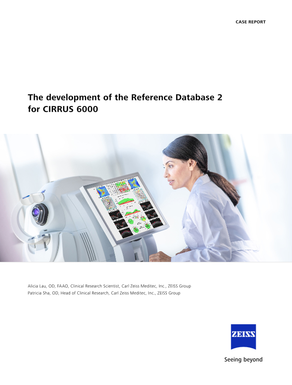 Pré-visualizar imagem de CIRRUS 6000 The development of the Reference Database 2 
Case Report EN