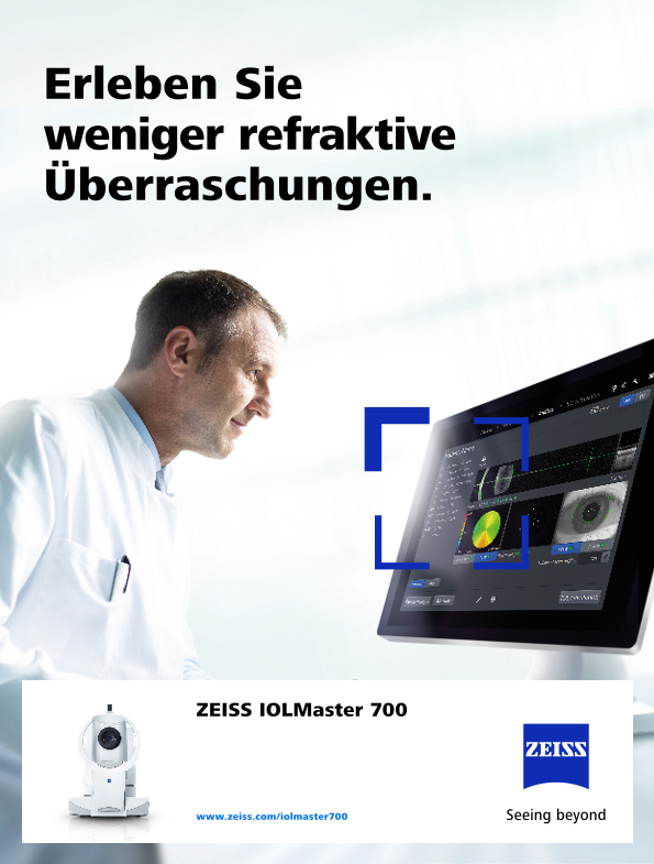 Vorschaubild von IOLMaster 700 with Central Topography SW 1.90 Brochure DE