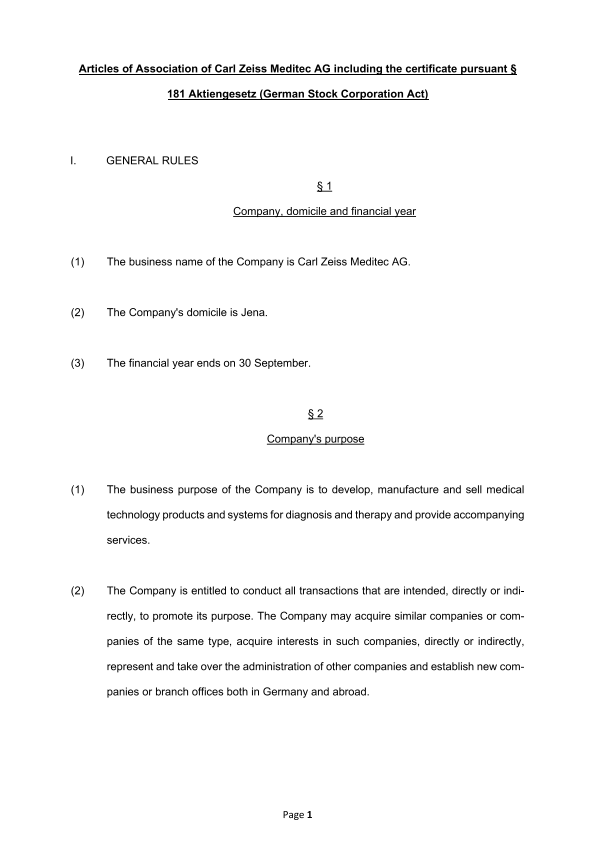 Preview image of Articles of Association 2024