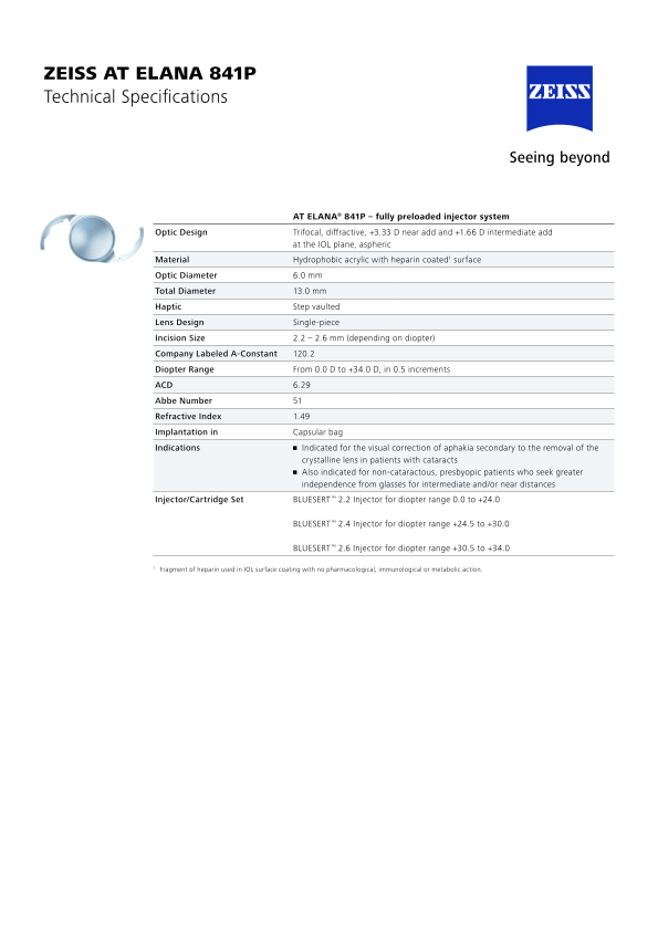 Preview image of AT ELANA 841P Datasheet EN