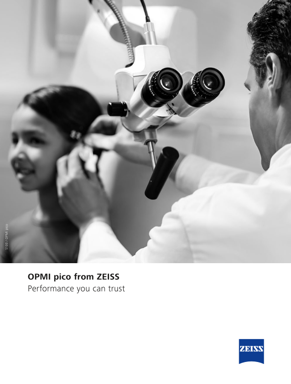 Pré-visualizar imagem de OPMI pico ENT brochure EN