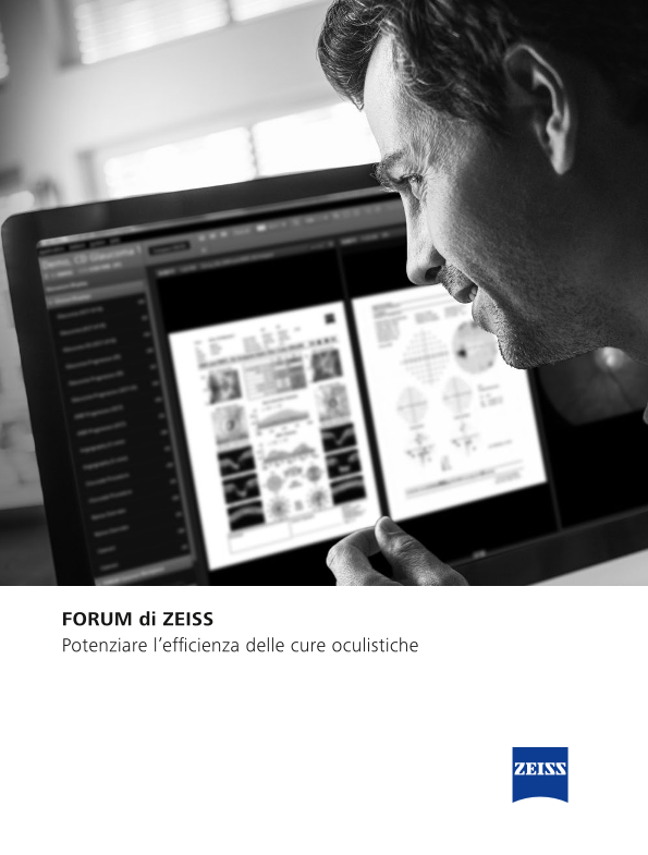 Anteprima immagine di FORUM Enhancing eye care efficiency Brochure IT