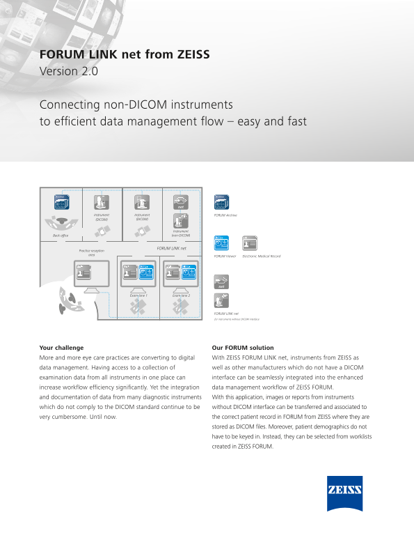 Preview image of FORUM LINK net 2.0 Datasheet EN