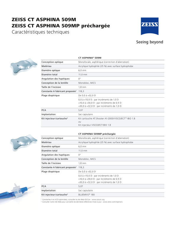 Image d’aperçu de CT ASPHINA 509 datasheet FR