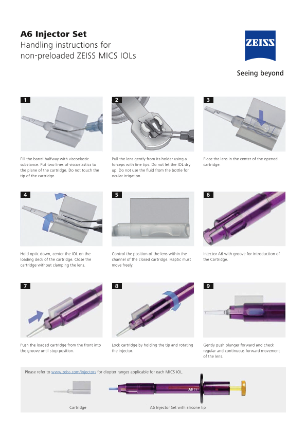 Anteprima immagine di A6 Injector Set Handling Instructions EN