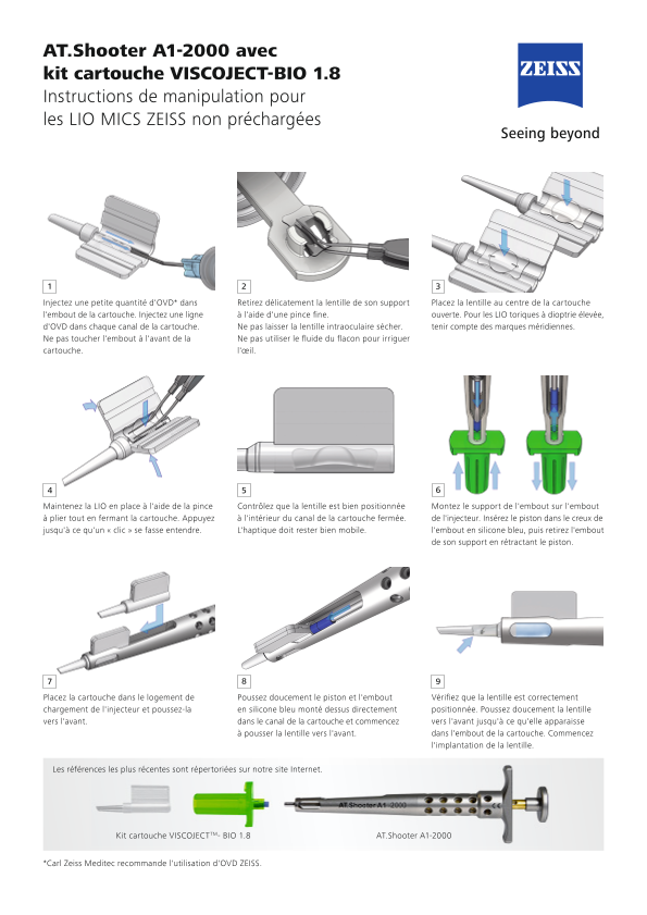 Image d’aperçu de AT.Shooter A1-2000 with VISCOJECT-BIO 1.8 Handling Instruction for non-preloaded MICS IOLs FR