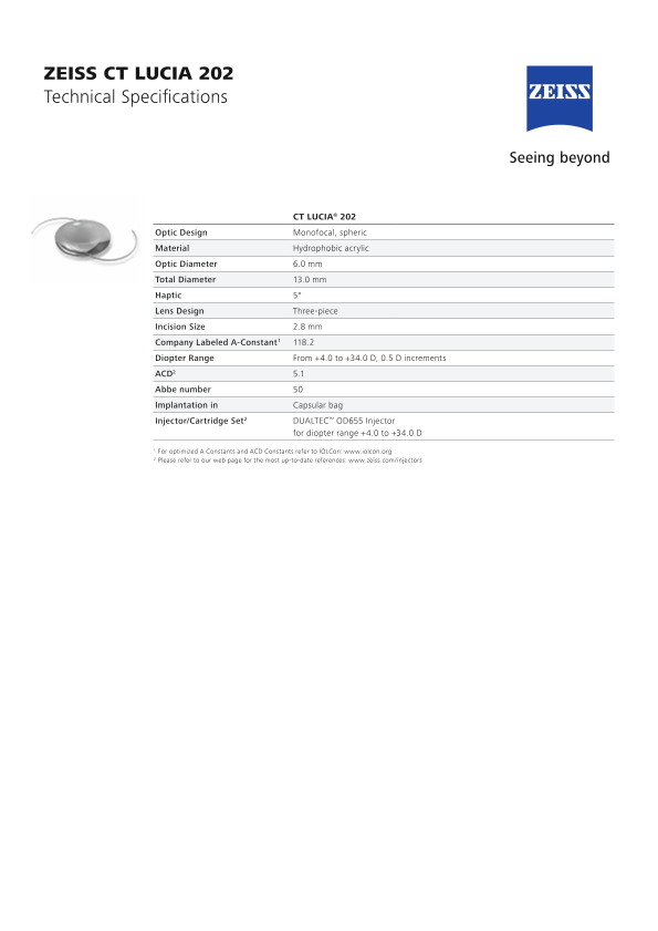 Vista previa de imagen de CT LUCIA 202 Datasheet EN
