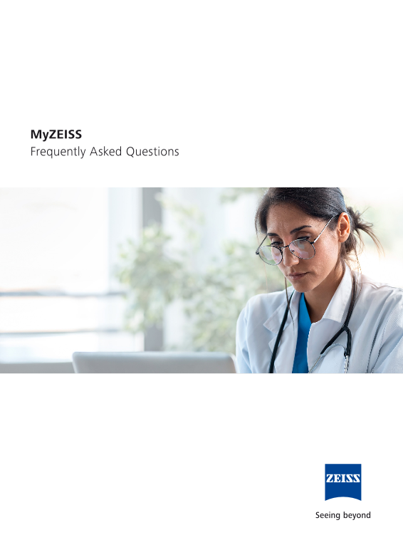 Preview image of MyZEISS FAQ Flyer EN