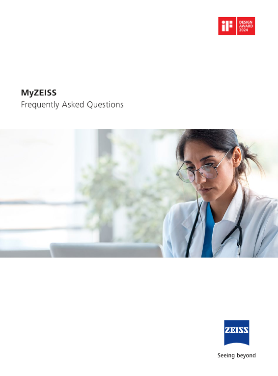 Preview image of MyZEISS FAQ Flyer EN