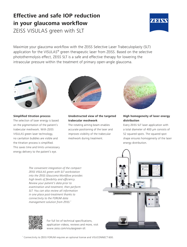 Vorschaubild von VISULAS green SLT flyer EN