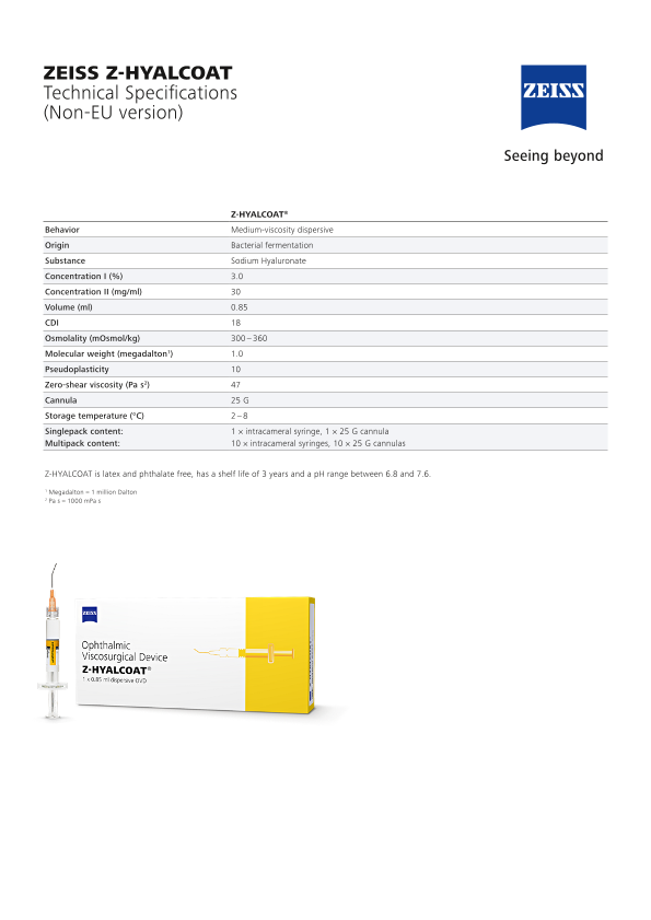 Preview image of Z-HYALCOAT Datasheet EN (non-EU version)