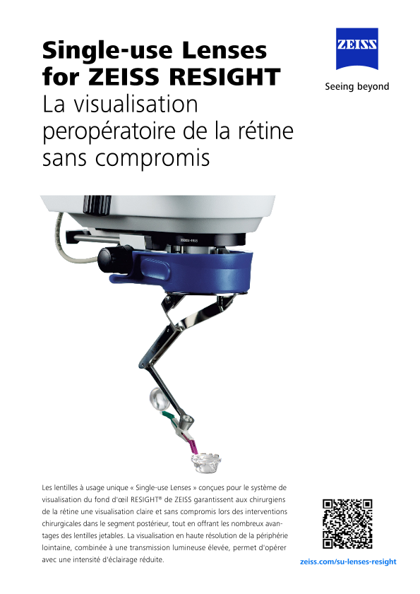 Image d’aperçu de Single-use Lenses for RESIGHT Flyer FR