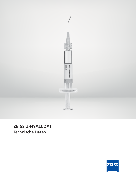 Vorschaubild von Z-HYALCOAT Datasheet DE