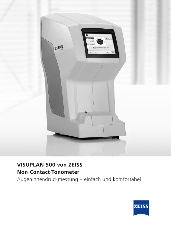 Vorschaubild von VISUPLAN 500 Datasheet DE