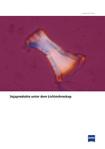 Vorschaubild von Sojaprodukte unter dem Lichtmikroskop