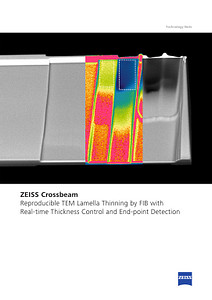 Vorschaubild von Reproducible TEM Lamella Thinning by FIB with Real-time Thickness Control and End-point Detection