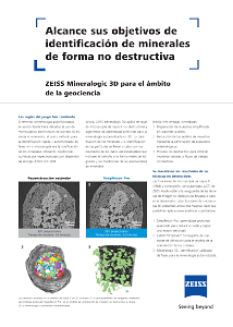 Vista previa de imagen de ZEISS Mineralogic 3D para el ámbito de la geociencia