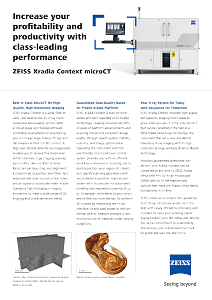 Flyer: ZEISS Xradia Context microCTのプレビュー画像