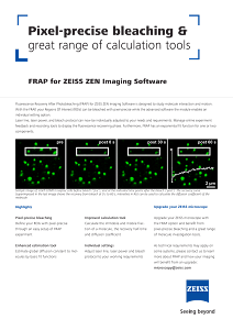 Preview image of Pixel-precise bleaching & great range of calculation tools