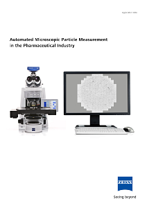 Vista previa de imagen de Automated Microscopic Particle Measurement in the Pharmaceutical Industry