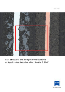 Vorschaubild von Fast Structural and Compositional Analysis of Aged Li-Ion Batteries with "Shuttle & Find"