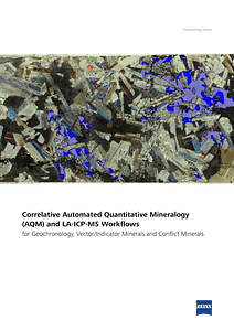Image d’aperçu de Correlative Automated Quantitative Mineralogy (AQM) and LA-ICP-MS Workflows