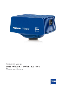 ZEISS Axiocam 212 color / 203 monoのプレビュー画像