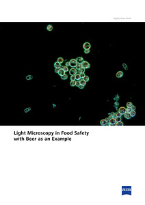 Vorschaubild von Light Microscopy in Food Safety with Beer as an Example
