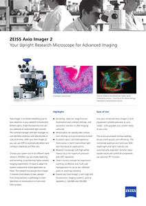 Preview image of Product Flyer - ZEISS Axio Imager 2