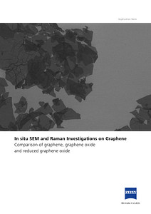In situ SEM and Raman Investigations on Grapheneのプレビュー画像