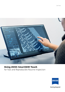 Vorschaubild von Using ZEISS SmartSEM Touch
