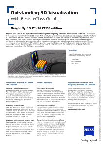 Dragonfly 3D World ZEISS edition Product Flyerのプレビュー画像