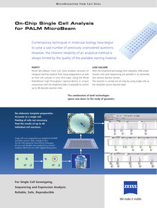 Vorschaubild von On-Chip Single Cell Analysis - for PALM MicroBeam