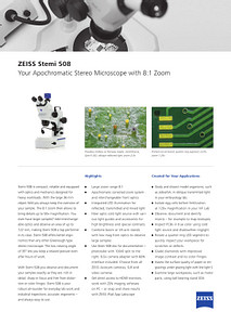 ZEISS Stemi 508的预览图像