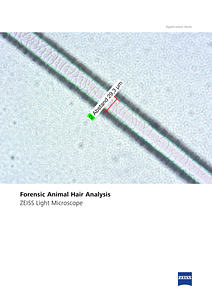 Vorschaubild von Forensic Animal Hair Analysis
