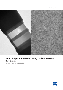 Preview image of TEM Sample Preparation using Gallium & Neon Ion Beams